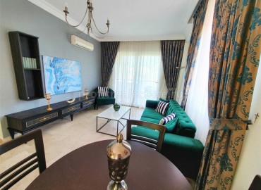 Уютный трехкомнатный дуплекс, в роскошном жилом комплексе с инфраструктурой отеля, Каргыджак, Аланья, 100 м2 ID-4365 фото-5