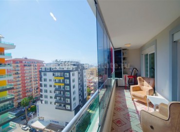Просторные двухкомнатные апартаменты на 11 этаже c видом на море, центр Махмутлара, Аланья, 70 м2 ID-4368 фото-10