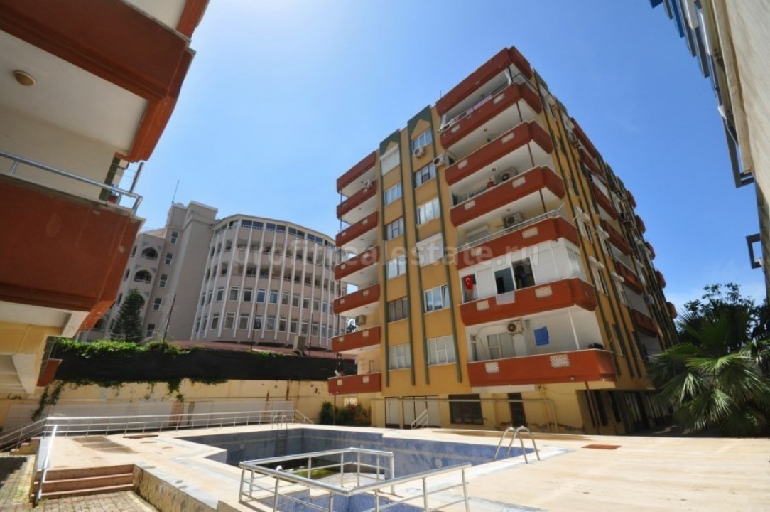 Бюджетные трехкомнатные апартаменты, на первой береговой линии, Махмутлар, Аланья, 80 м2 ID-4409 фото-1