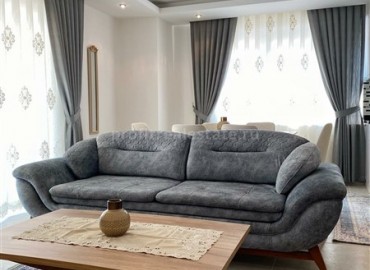 Трехкомнатные меблированные апартаменты в комплексе с инфраструктурой, Махмутлар, Алания ID-4427 фото-5