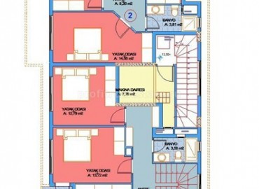 Недорогие квартиры в строящемся доме, Авсаллар, Аланья, 55-77 м2 ID-4478 фото-9