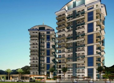 Недорогие квартиры на этапе строительства. Новый инвестиционный проект в Махмутларе, Аланья, 57-109 м2 ID-4597 фото-9