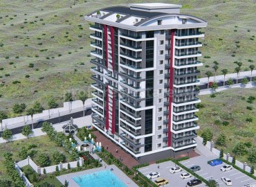 Новые трехкомнатные апартаменты в комплексе с отличной инфраструктурой, Махмутлар, Аланья, 100 м2 ID-4649 фото-1