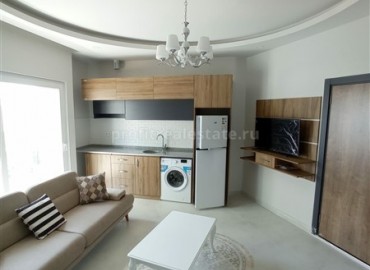 Стильные двухкомнатные апартаменты, с мебелью и техникой, по выгодной цене, Махмутлар, Аланья, 60 м2 ID-4659 фото-3
