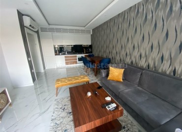 Просторная двухкомнатная квартира с полным пакетом мебели и техники в районе Махмутлар ID-4679 фото-4