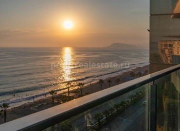 Двукомнатная квартира, готовая к заселению, с великолепными видовыми характеристиками, на первой береговой линии, Махмутлар, Аланья, 65 м2 ID-4702 фото-1